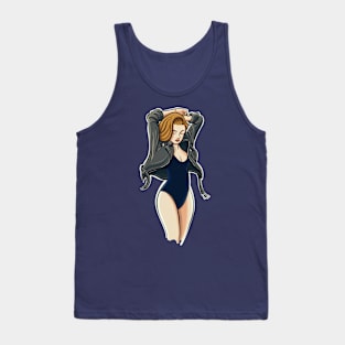 Coat girl Tank Top